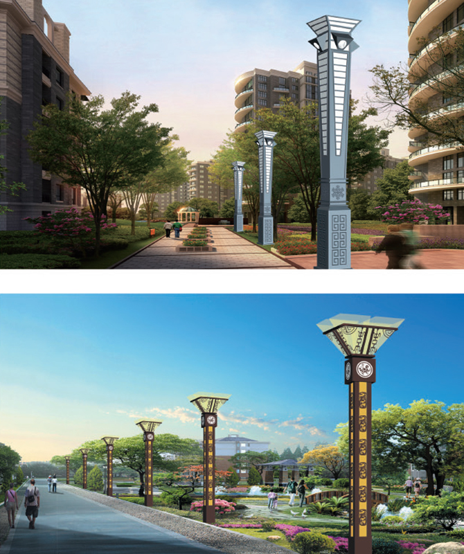 JGD-008/JGD-009 Koristeellinen maisema valo