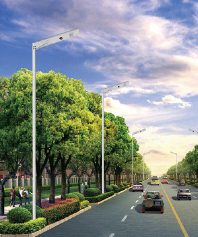 Tyn-057 Integroitu Solar Street Light